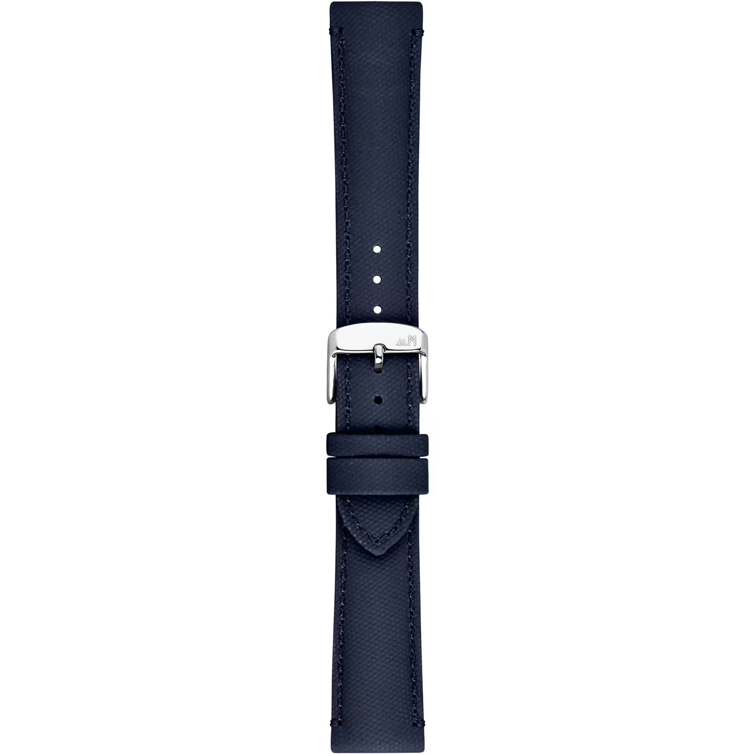 MORELLATO Ponza Water Resistant Watch Strap 18-16mm Navy Blue Recycled Fabric Silver Buckle A01X6083E36062CR18 - 3