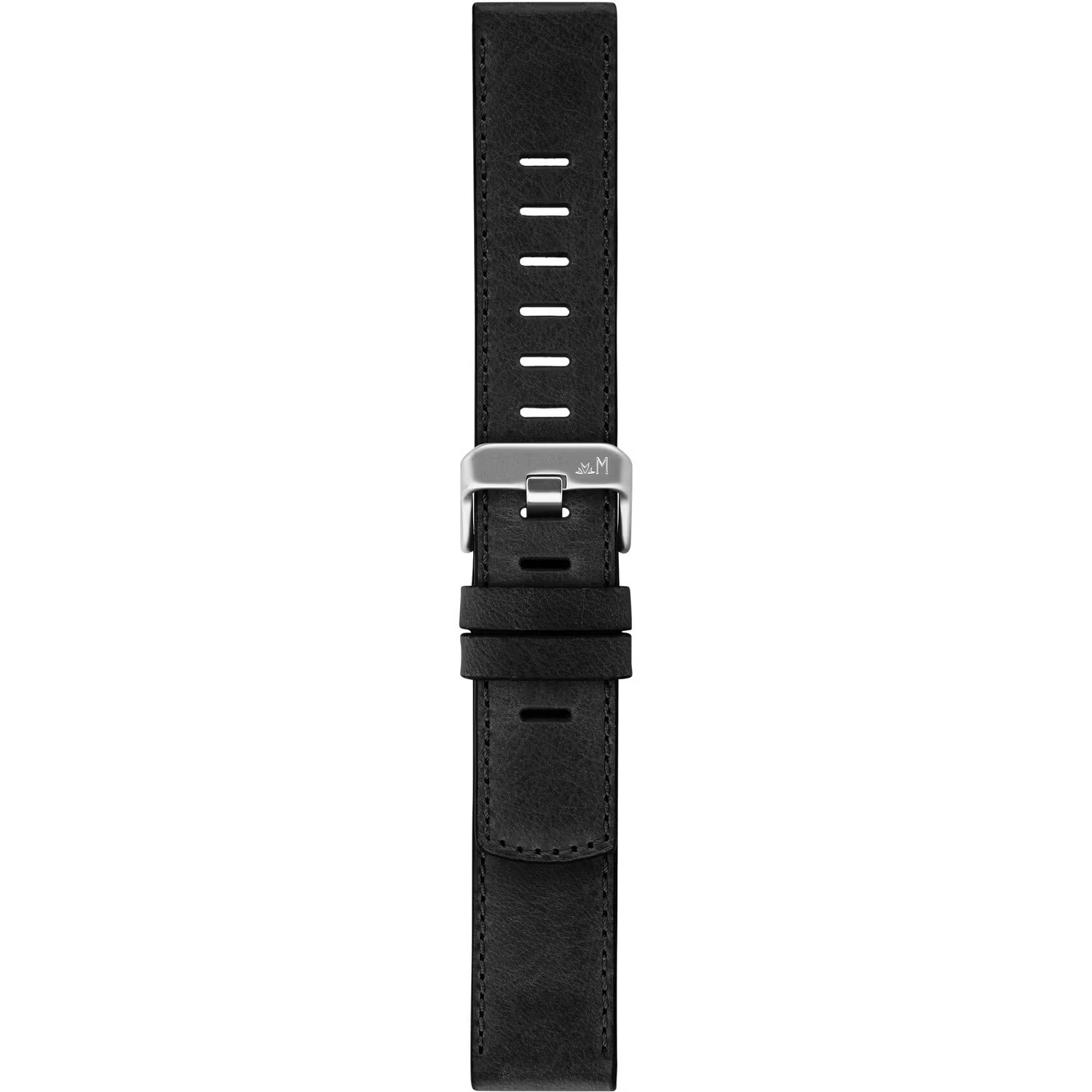 MORELLATO Bit Watch Strap 18mm Black Calf Leather Silver Hardware A01X6084E39019SB18 - 3