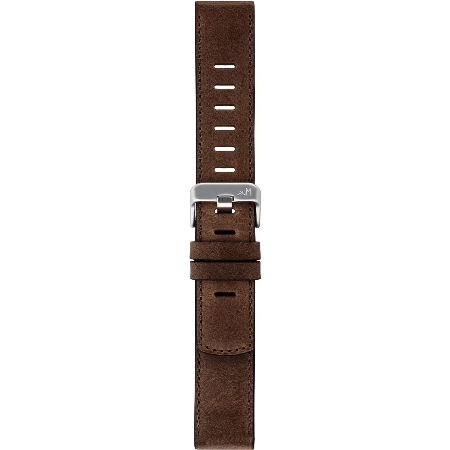 MORELLATO Bit Watch Strap 18mm Brown Calf Leather Silver Hardware A01X6084E39032SB18 - 3