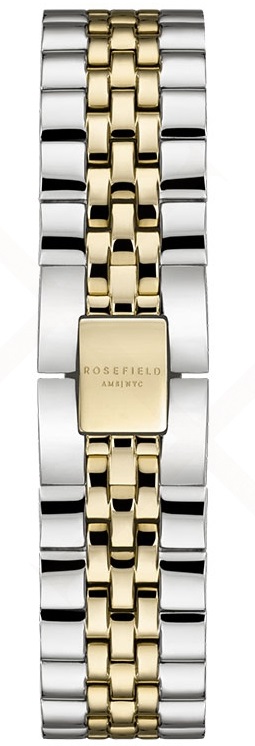 ROSEFIELD The Ace Silver Dial 33mm Two Tone Gold Stainless Steel Bracelet ACSGD-A01 - 2