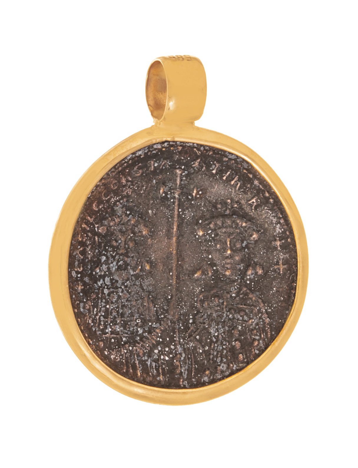 ΚΩΝΣΤΑΝΤΙΝΑΤΟ Χειροποίητο SENZIO Collection από Κ14 Κίτρινο Χρυσό AG04 - 3