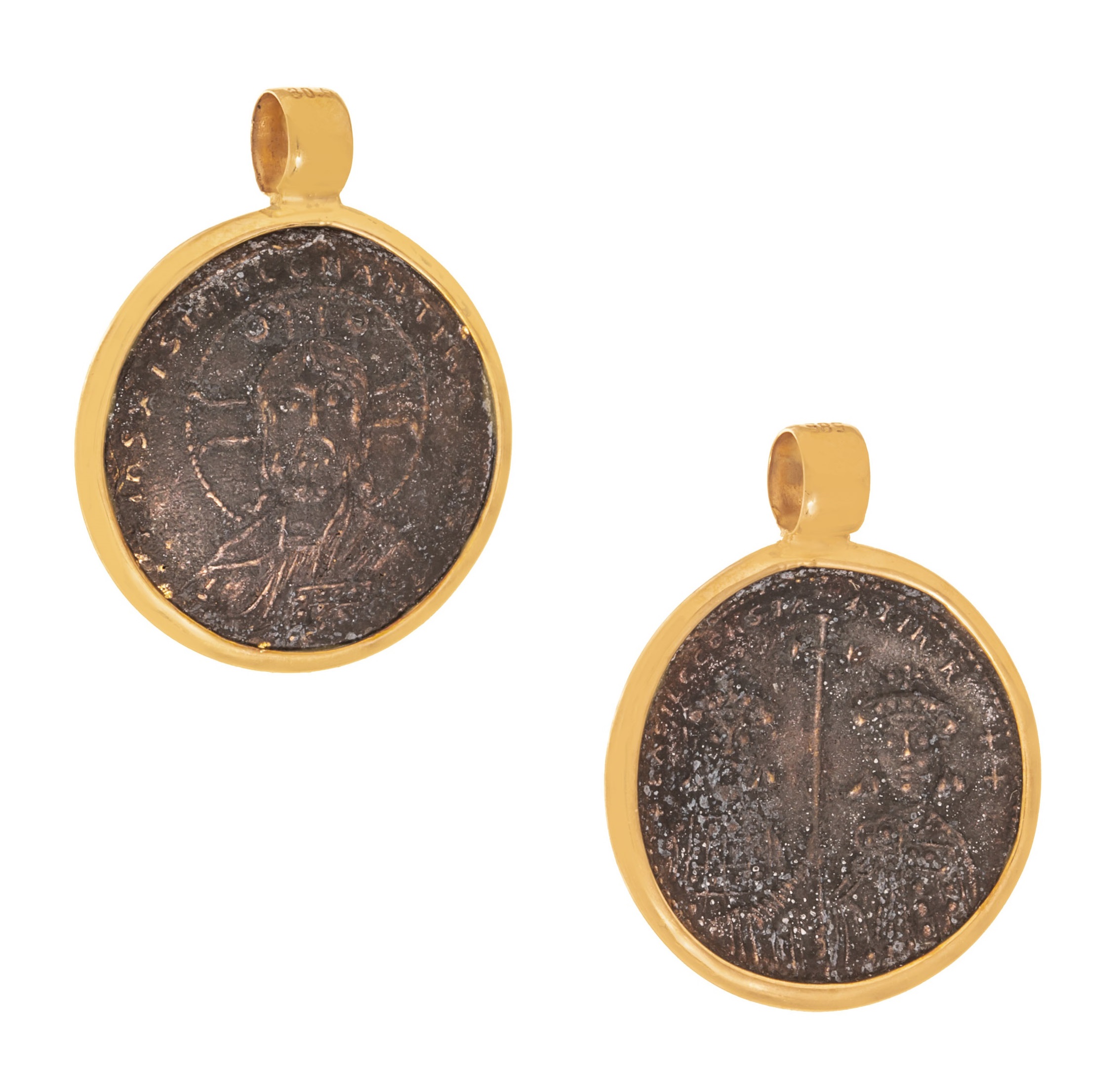 ΚΩΝΣΤΑΝΤΙΝΑΤΟ Χειροποίητο SENZIO Collection από Κ14 Κίτρινο Χρυσό AG04 - 1