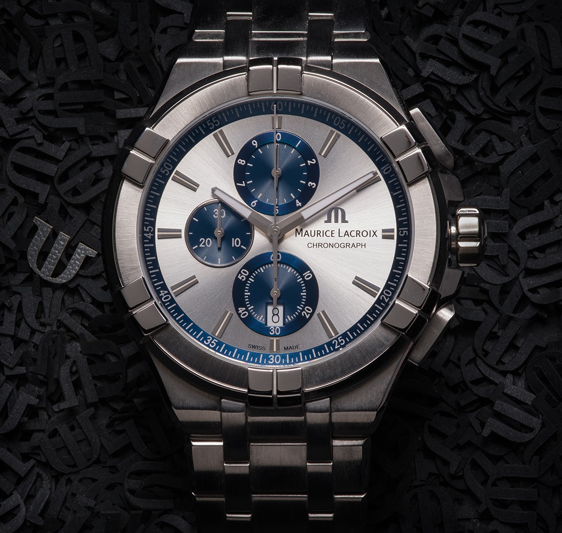 MAURICE LACROIX Aikon Quartz Chronograph 44mm Silver Stainless Steel Bracelet AI1018-SS002-131-1 - 6