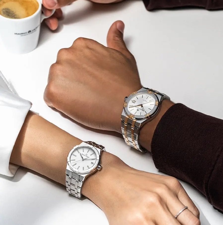 MAURICE LACROIX Aikon Quartz 35mm Silver Stainless Steel Bracelet AI1106-SS002-150-1 - 3