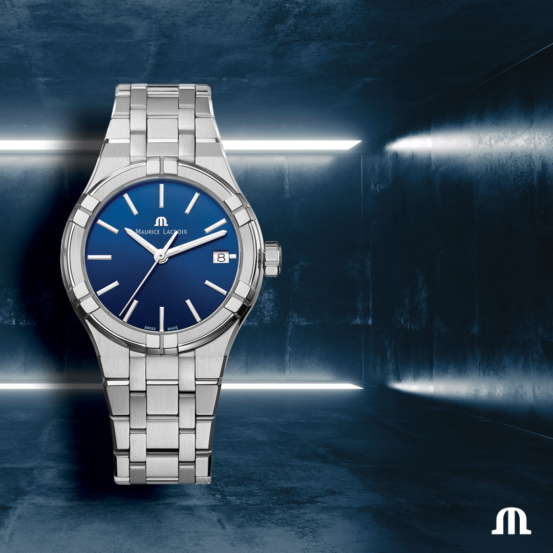 MAURICE LACROIX Aikon Quartz 35mm Silver Stainless Steel Bracelet AI1106-SS002-430-1 - 5