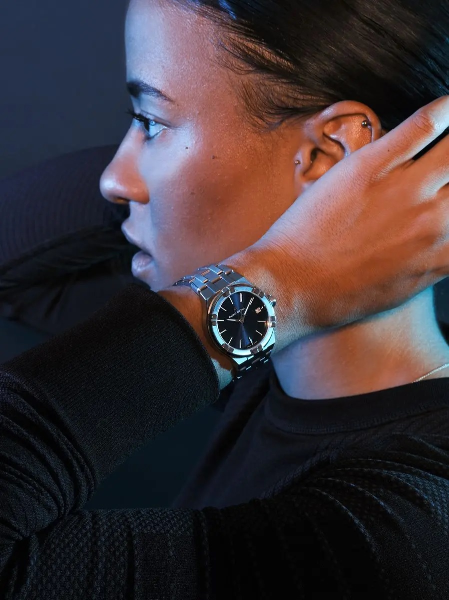 MAURICE LACROIX Aikon Quartz Black Dial 40mm Silver Stainless Steel Bracelet AI1108-SS002-330-1 - 3