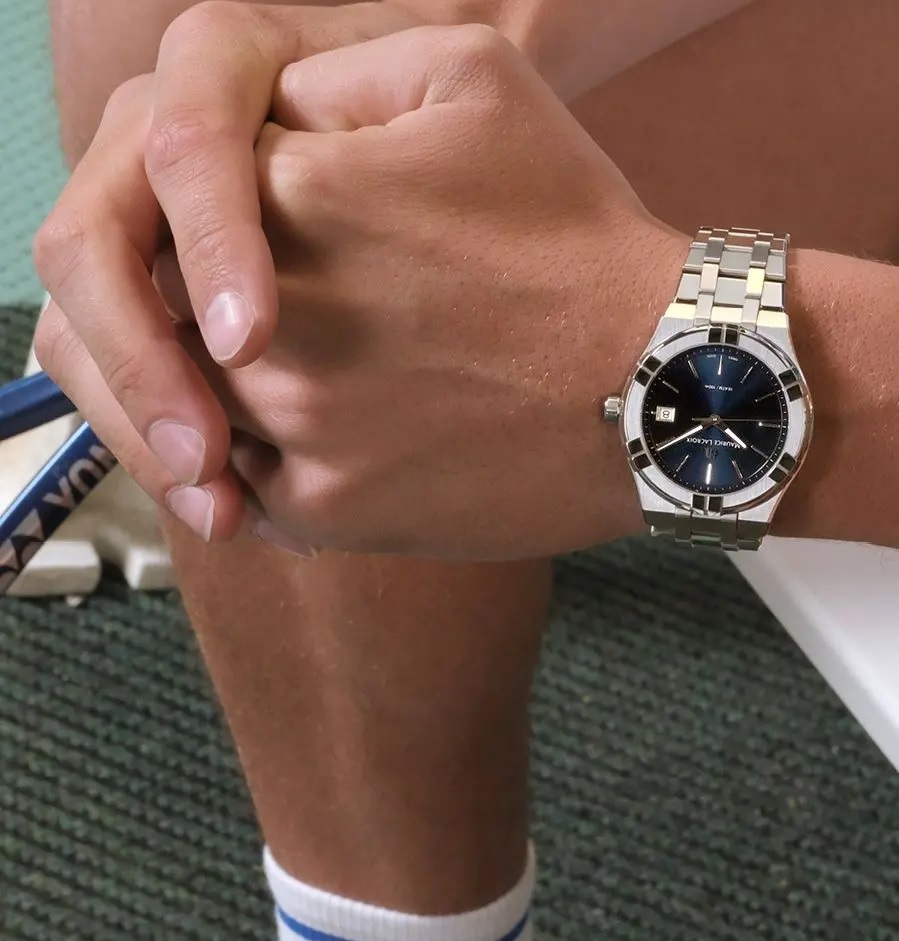 MAURICE LACROIX Aikon Quartz Blue Dial 40mm Silver Stainless Steel Bracelet AI1108-SS002-430-1 - 3