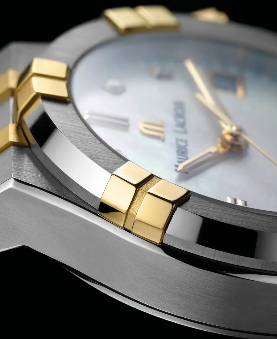 MAURICE LACROIX Aikon Automatic White Pearl with Diamonds Dial 35mm Bicolor Stainless Steel Bracelet AI6006-PVY13-170-1 - 3