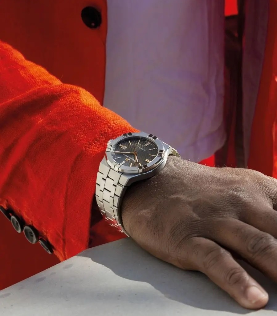 MAURICE LACROIX Aikon Automatic Clous De Paris Motif Grey Dial 42mm Silver Stainless Steel Bracelet AI6008-SS002-331-2 - 9
