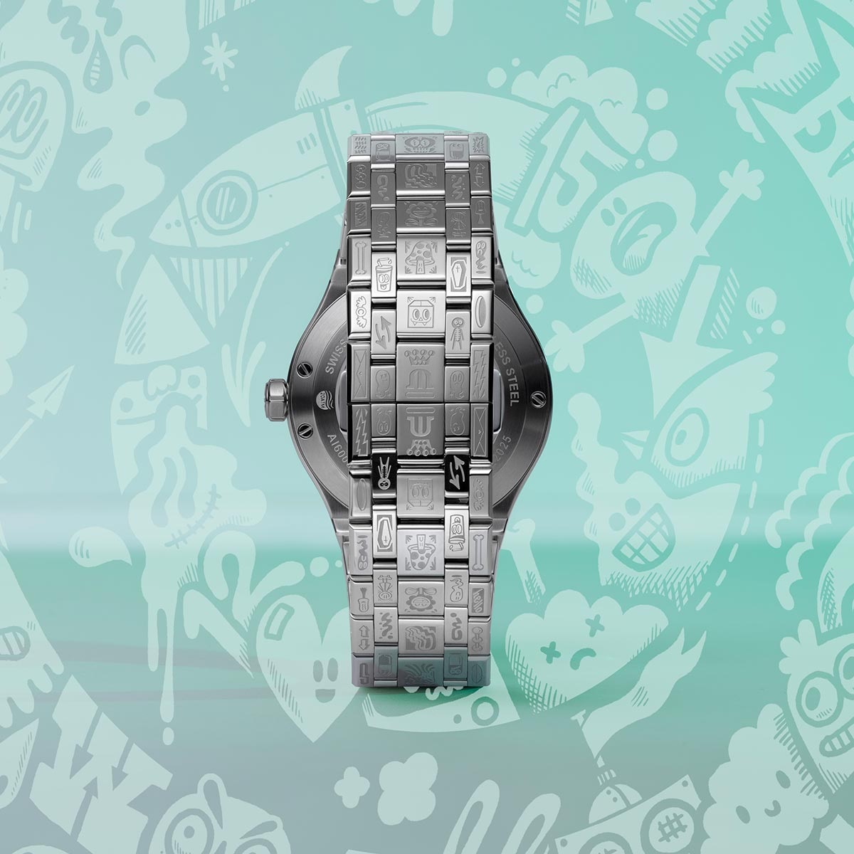MAURICE LACROIX Aikon Automatic Wotto Limited Edition 42mm Silver Stainless Steel Bracelet AI6008-SS009-090-1 - 7