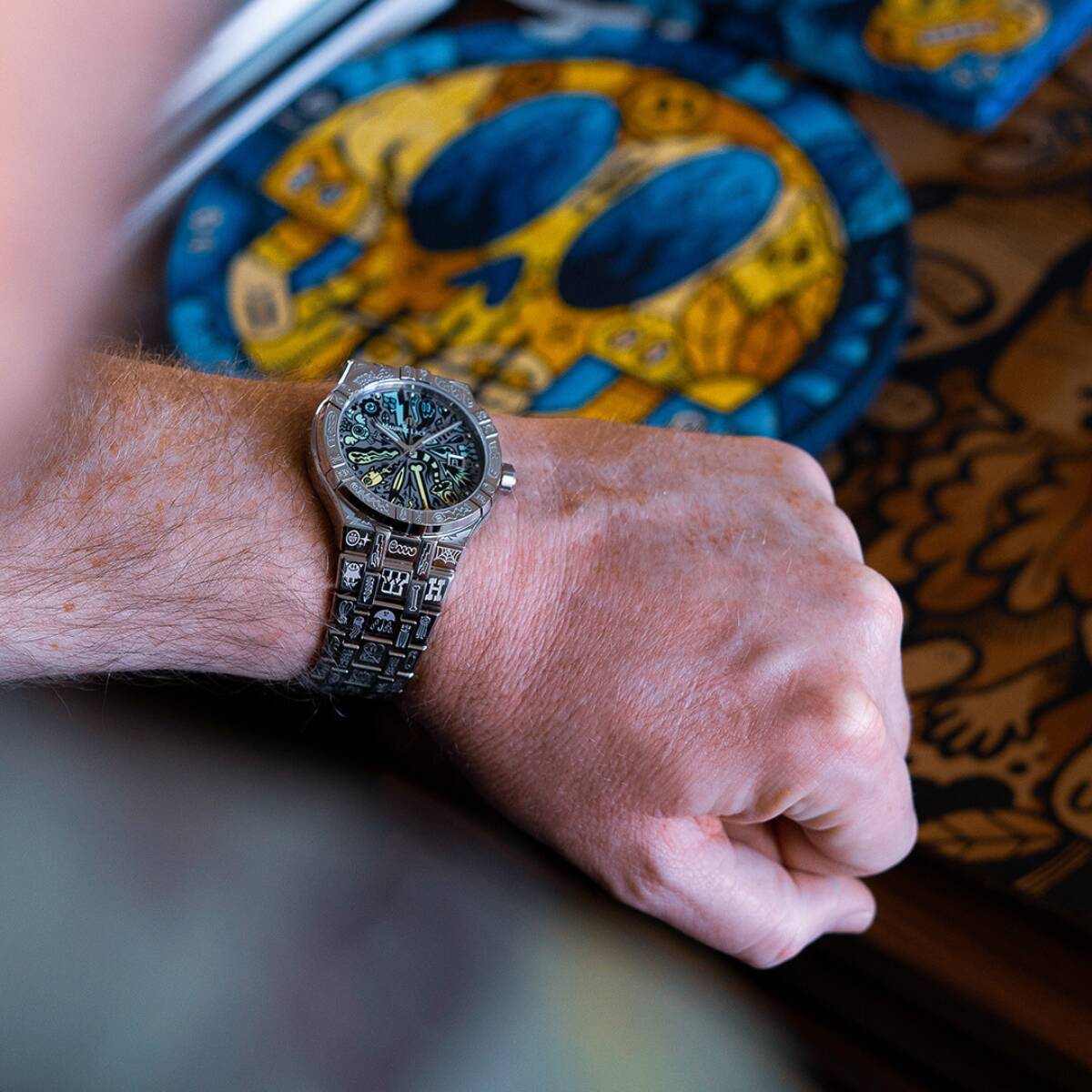 MAURICE LACROIX Aikon Automatic Wotto Limited Edition 42mm Silver Stainless Steel Bracelet AI6008-SS009-090-1 - 8