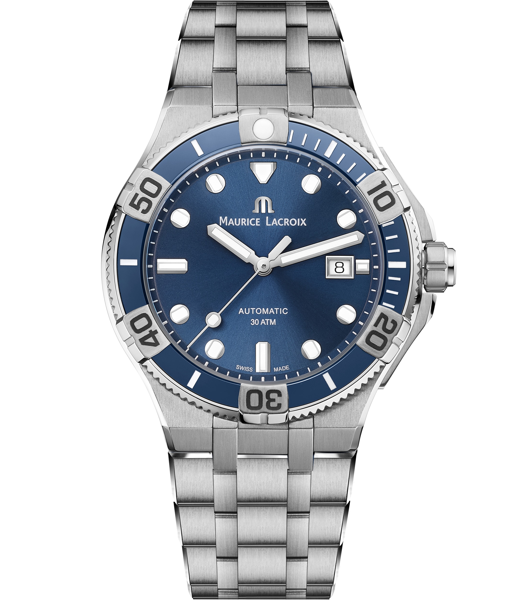 MAURICE LACROIX Aikon Venturer 43mm Silver Stainless Steel Bracelet AI6058-SS002-430-1 - 