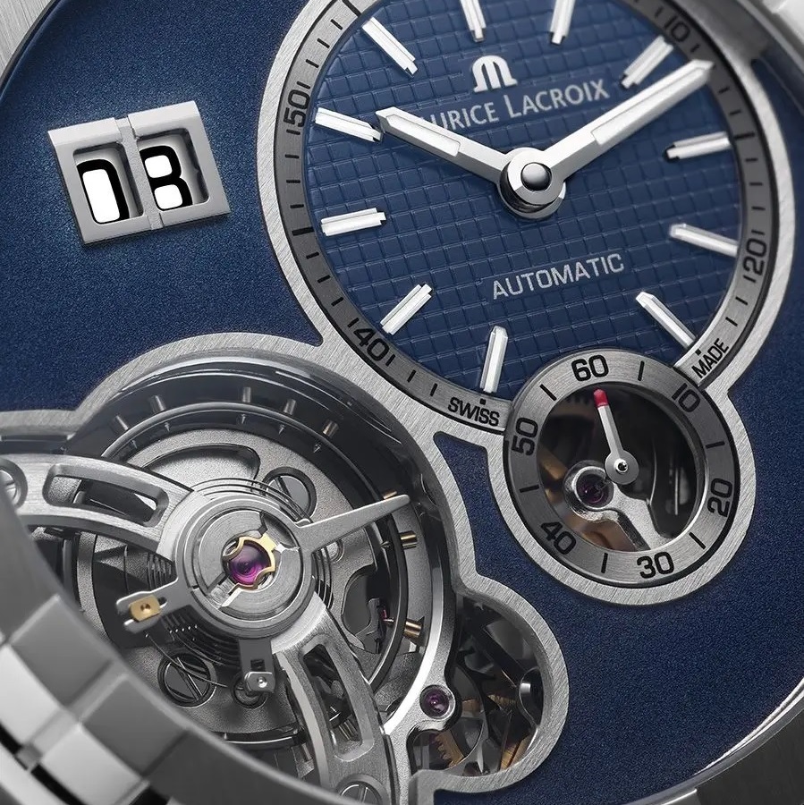 MAURICE LACROIX Aikon Master Grand Date 45mm Silver Stainless Steel Bracelet AI6118-SS00E-430-C - 4