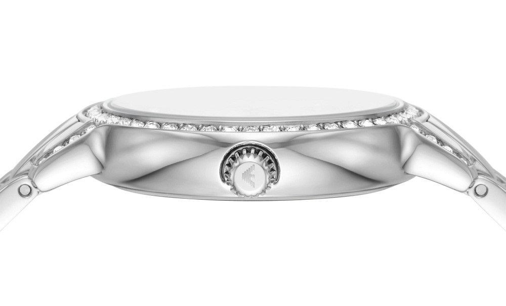 EMPORIO ARMANI Cleo Crystals 32mm Silver Stainless Steel Bracelet AR11484 - 