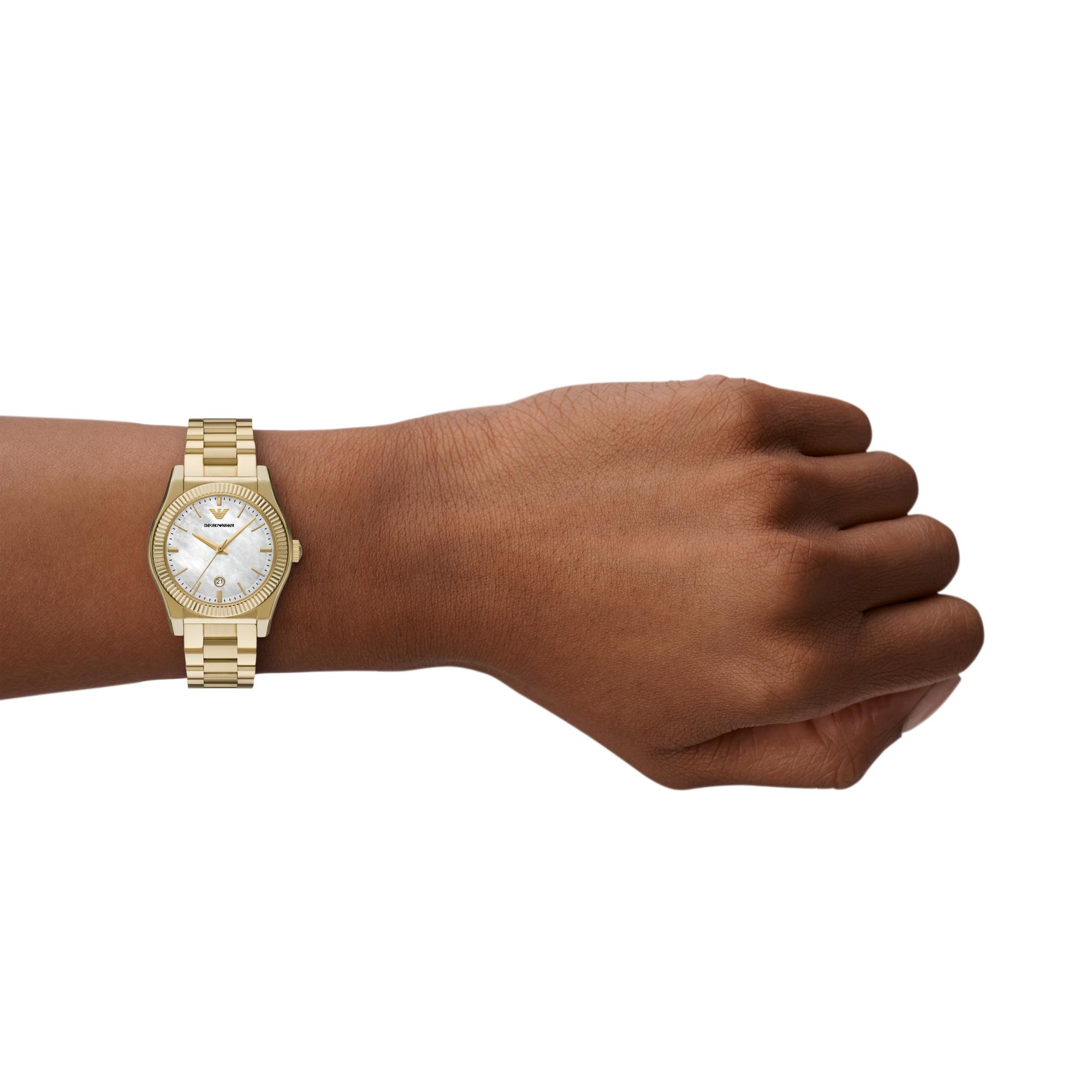 EMPORIO ARMANI Federica 32mm Gold Stainless Steel Bracelet AR11657 - 5