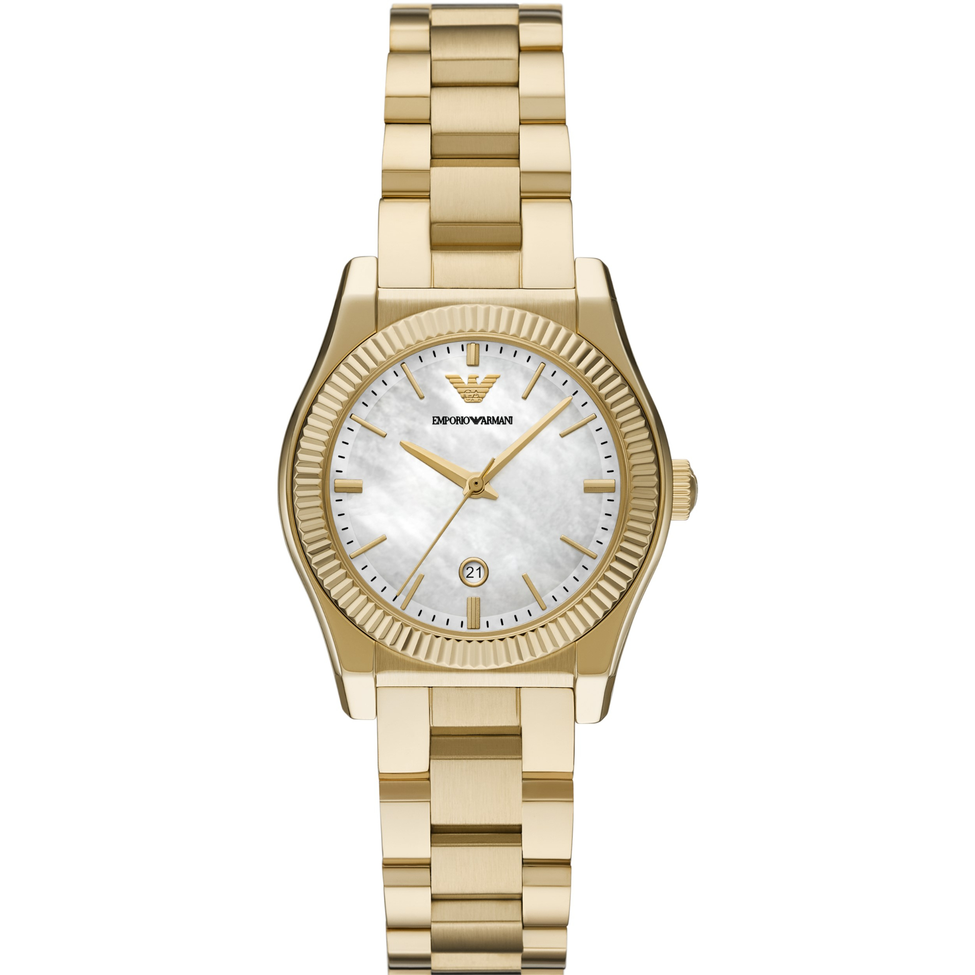 EMPORIO ARMANI Federica 32mm Gold Stainless Steel Bracelet AR11657 - 
