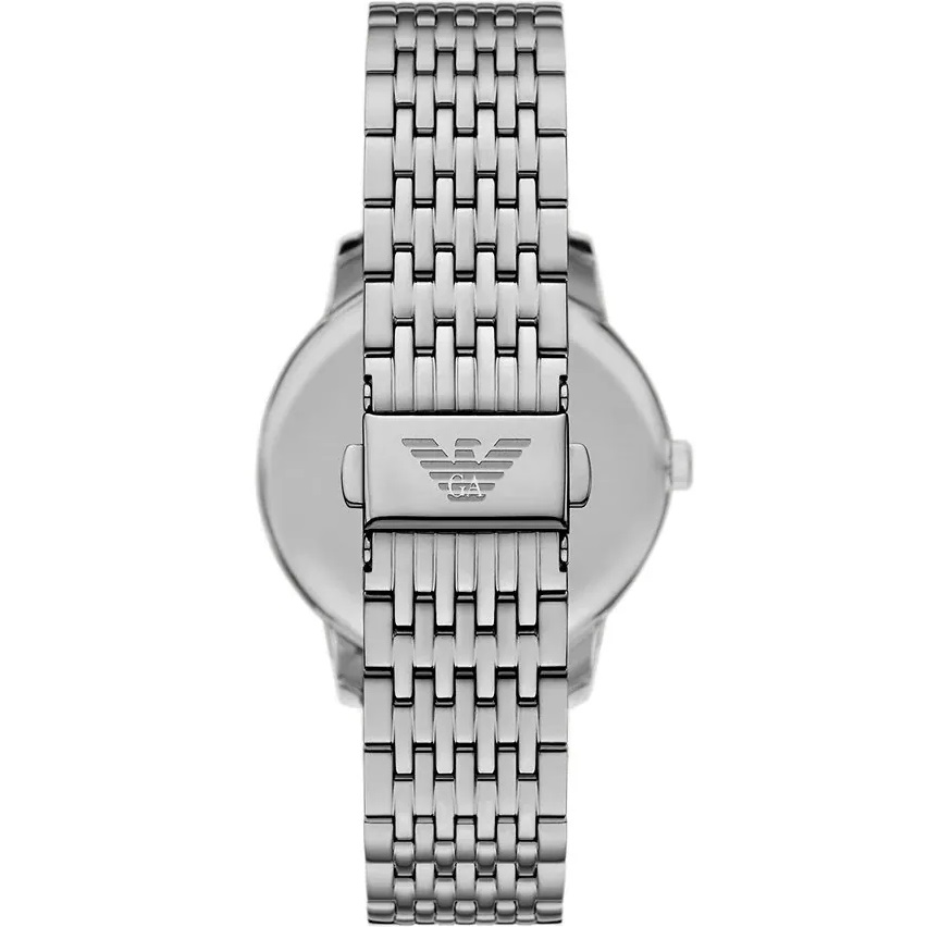 EMPORIO ARMANI Minimalist Blue Dial 42mm Silver Stainless Steel Bracelet AR11674 - 4