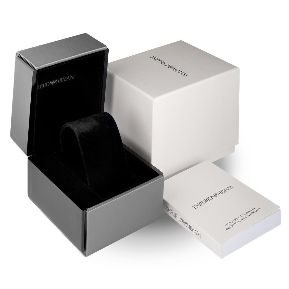 EMPORIO ARMANI Genni Crystals White Dial 22mm Gold Stainless Steel Bracelet AR11659 - 11