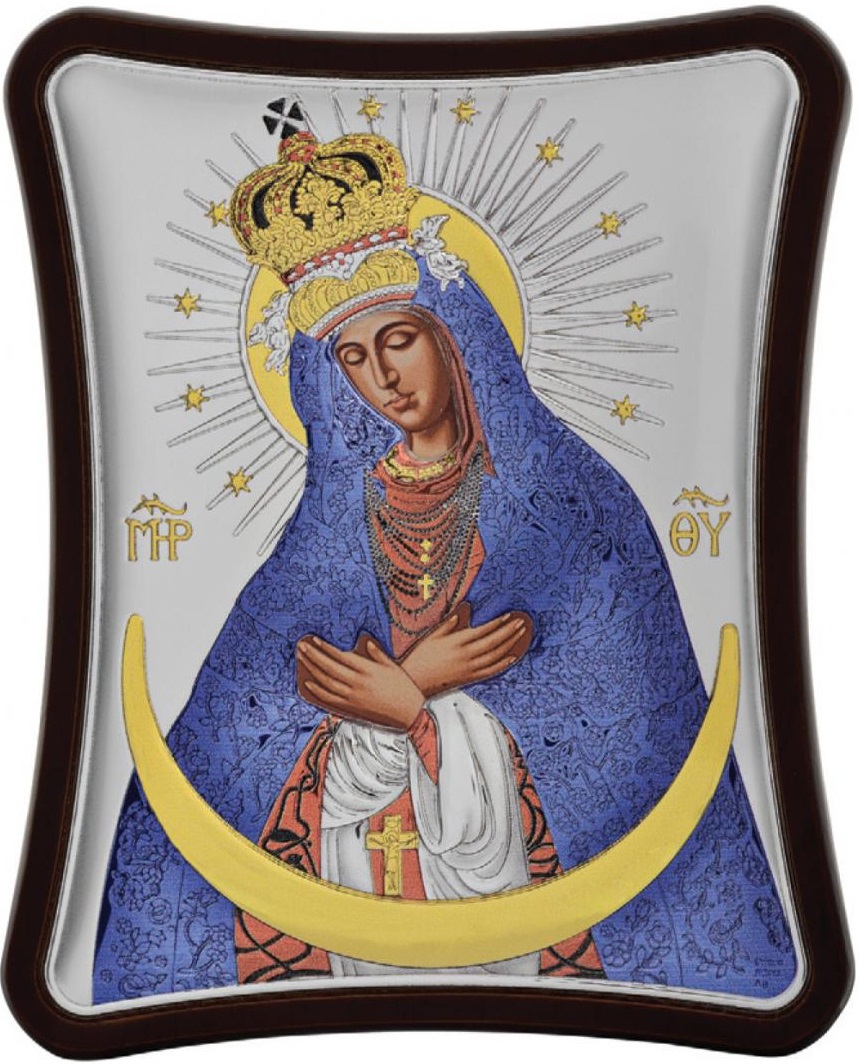 ΑΣΗΜΕΝΙΑ ΕΙΚΟΝΑ Παναγία Των Άστρων (12cm x 15cm) MA/E1416/2XC