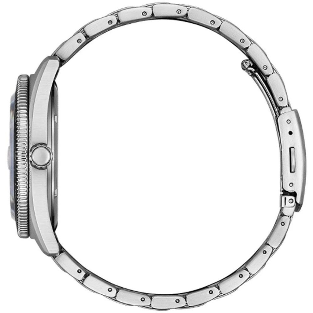 CITIZEN Eco-Drive Date Black Dial 43mm Silver Stainless Steel Bracelet AW1760-81E - 2