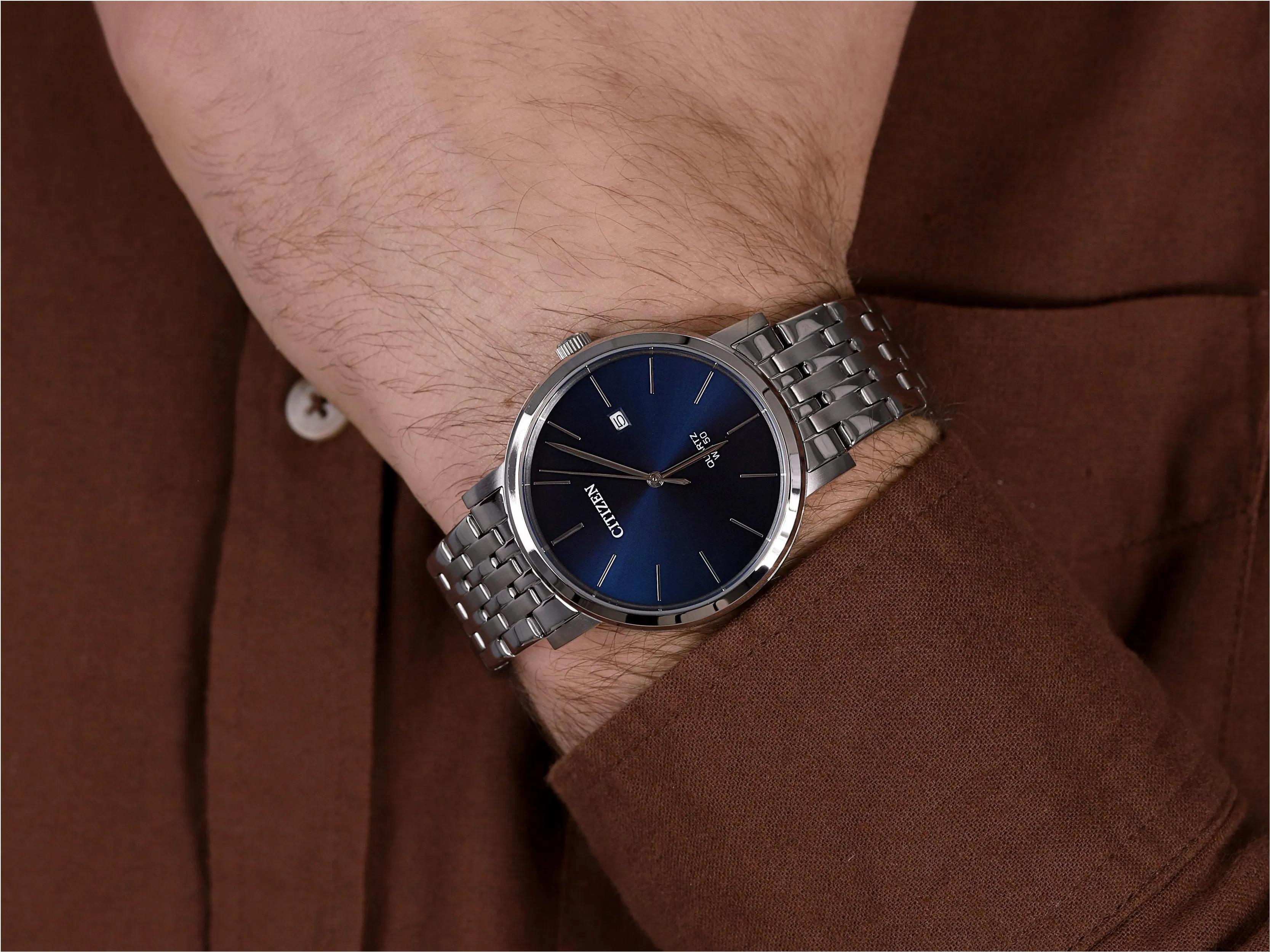 CITIZEN Core Collection Blue Dial 40.5mm Silver Stainless Steel Bracelet BI5070-57L - 4