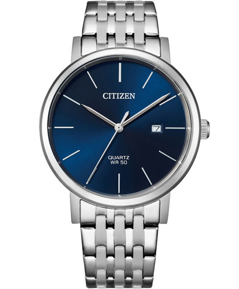CITIZEN Core Collection Blue Dial 40.5mm Silver Stainless Steel Bracelet BI5070-57L - 