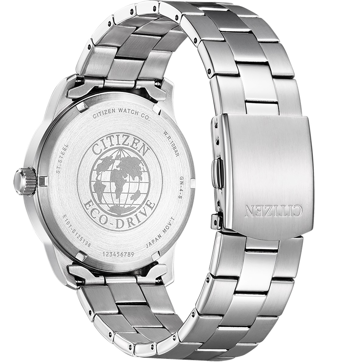CITIZEN Casual Eco-Drive White Dial 41.5mm Silver Stainless Steel Bracelet BM8550-81AE - 3
