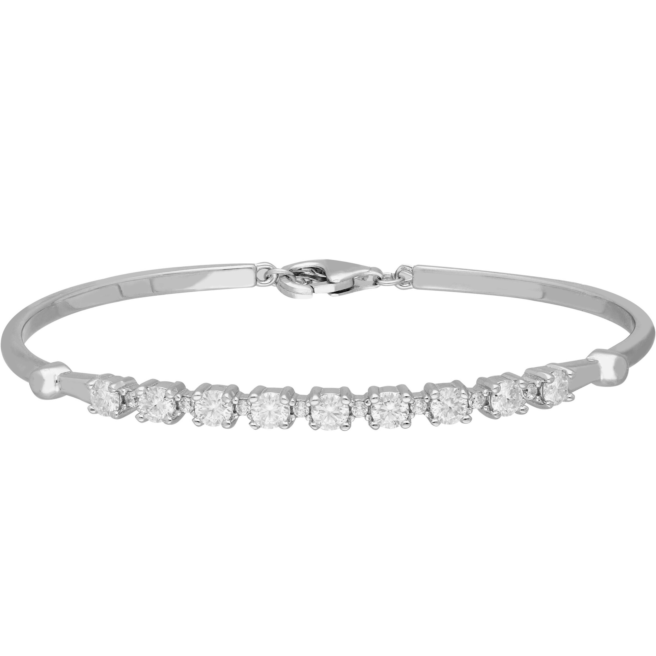 ΒΡΑΧΙΟΛΙ BRIZZLING Pulsera Ασήμι 925° με Διαμάντια Μοϊσανίτη BMB2008 - 1