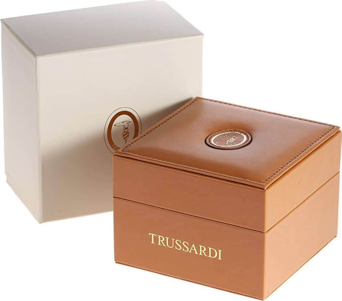 TRUSSARDI T-Hawk Chronograph Black Dial 44mm Silver Stainless Steel Bracelet R2453153004 - 8