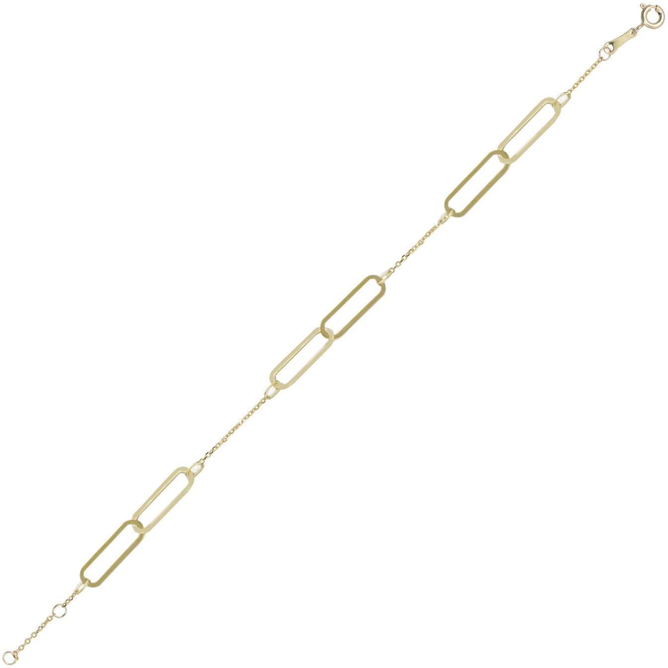 ΒΡΑΧΙΟΛΙ Αλυσίδα SENZIO Collection Κ14 Κίτρινο Χρυσό BR915Y.K14