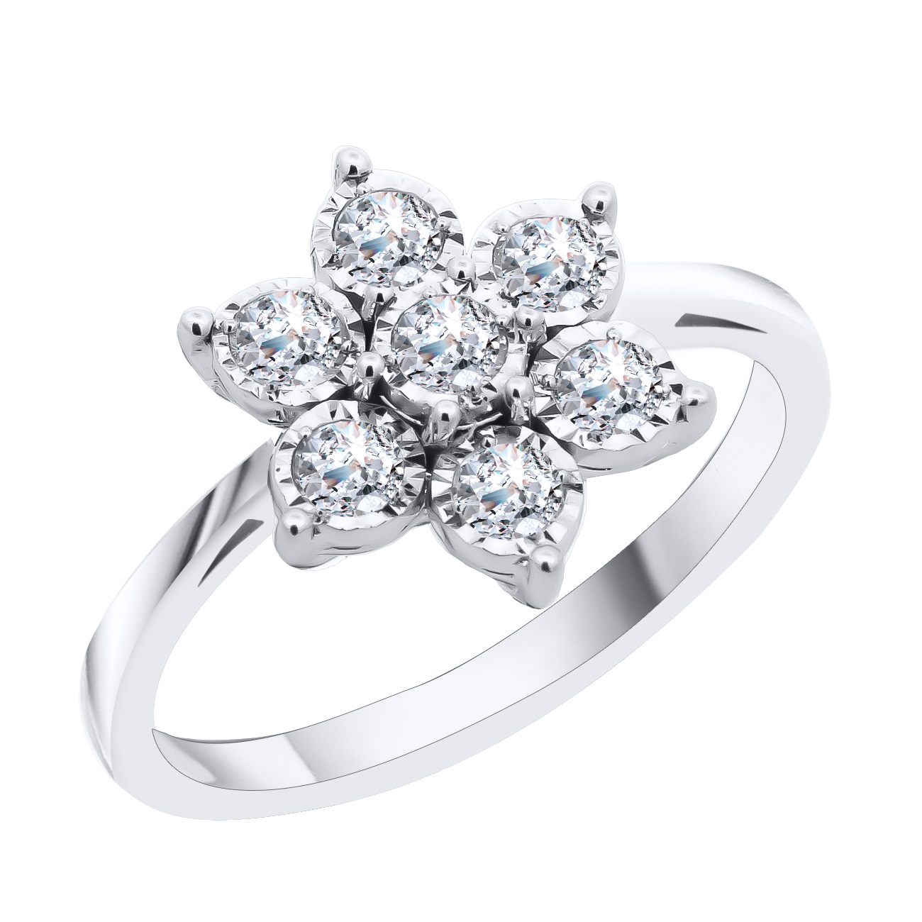 RING Full-Stone MetronGold White Gold K18 with 0.56ct. Diamonds BRI33557 - 