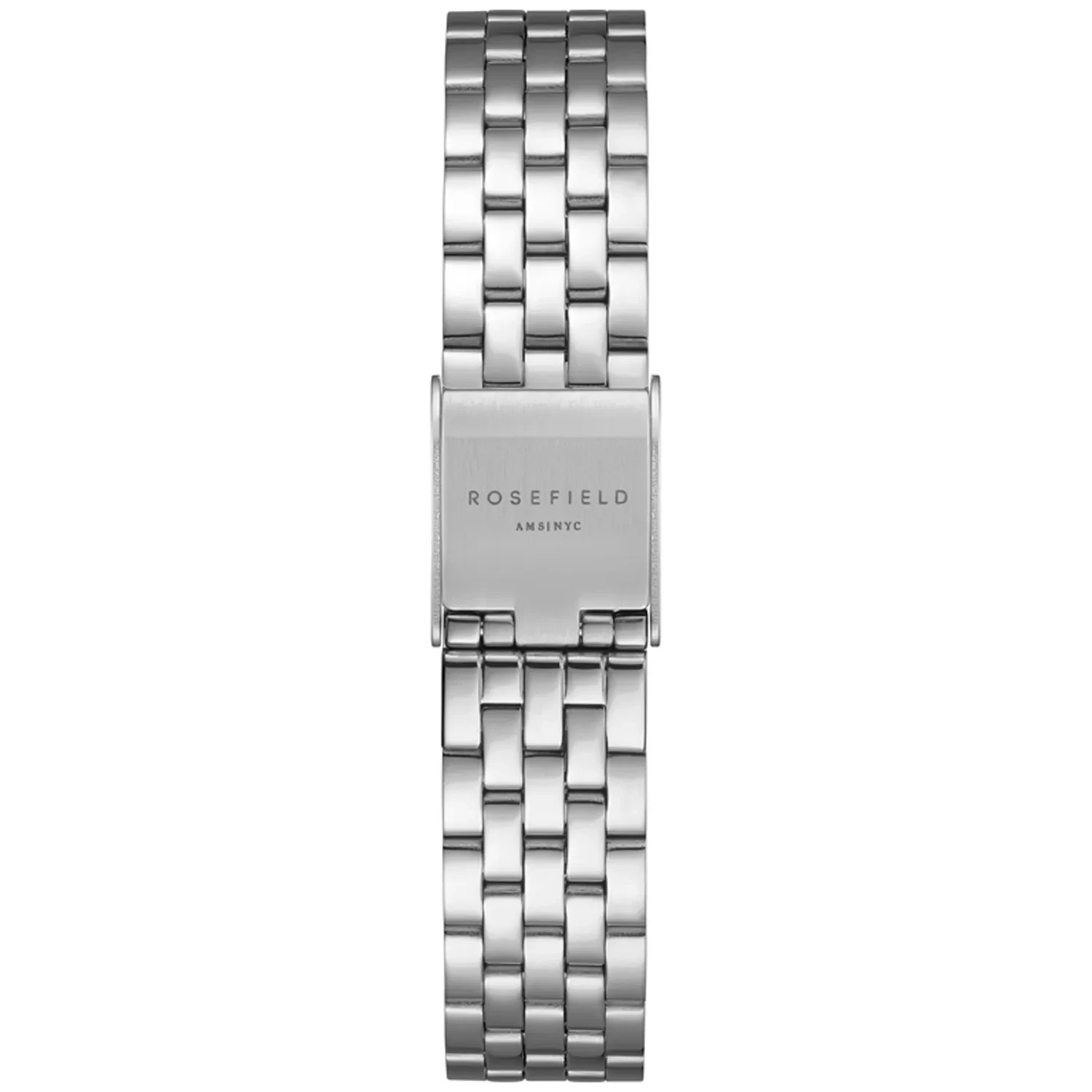 ROSEFIELD The Boxelle White Matte Dial 19.5 x 19.5mm Silver Stainless Steel Bracelet BWSSS-B02 - 3