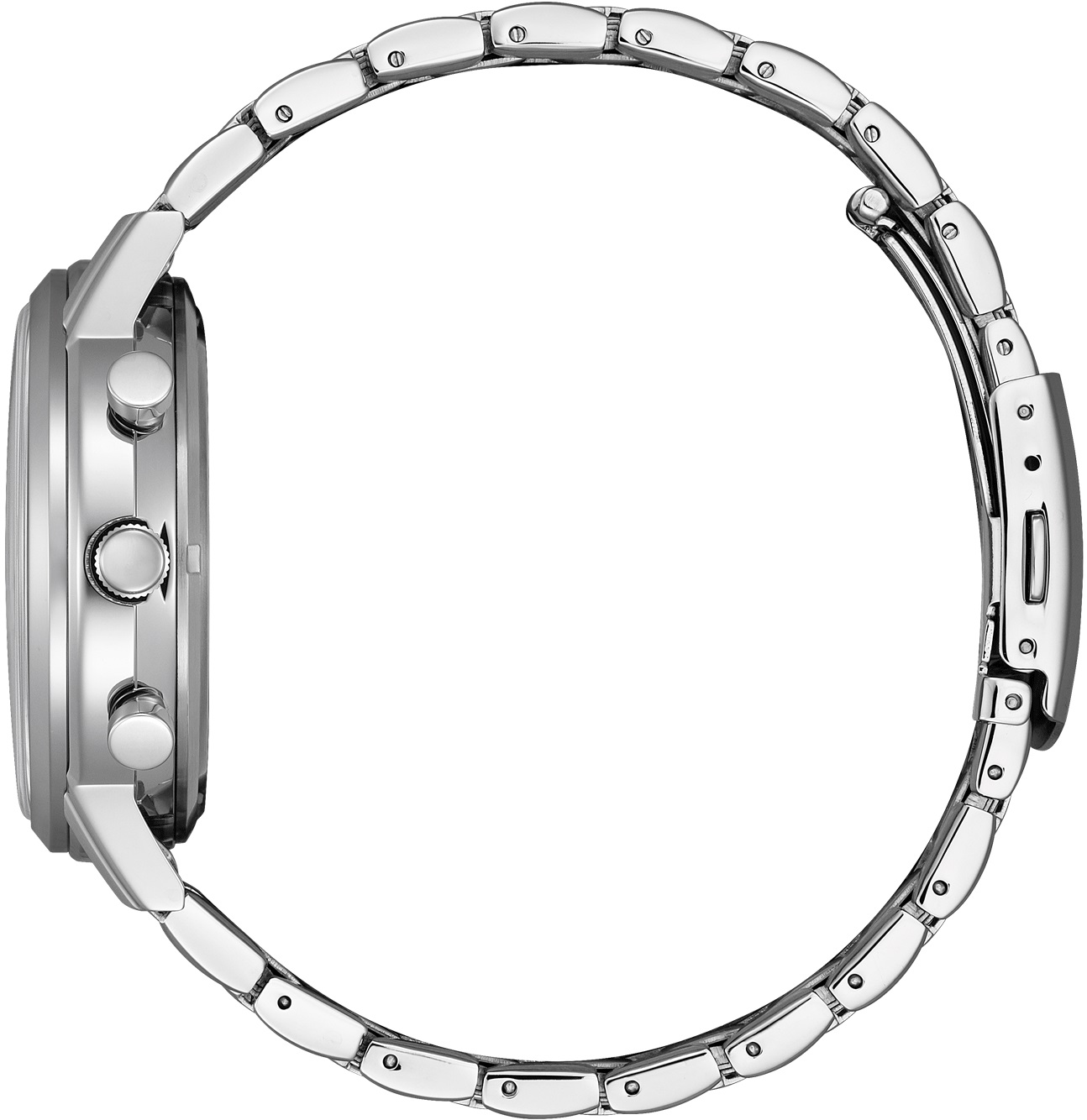 CITIZEN Classic Chronograph Eco-Drive Green Dial 42mm Silver Stainless Steel Bracelet CA4630-53X - 