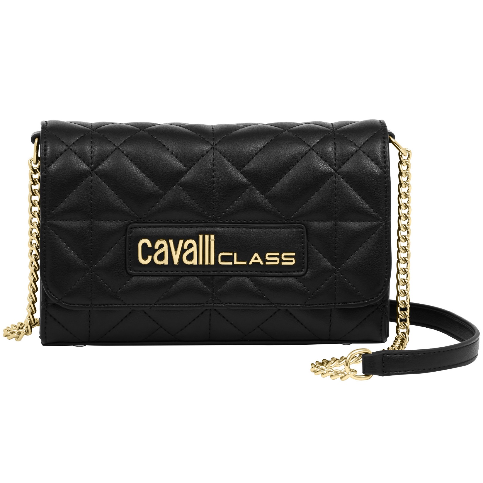 ΤΣΑΝΤΑ Γυναικεία CAVALLI CLASS Carlotta από Μαύρο Οικολογικό Δέρμα CCHB01012100 - 