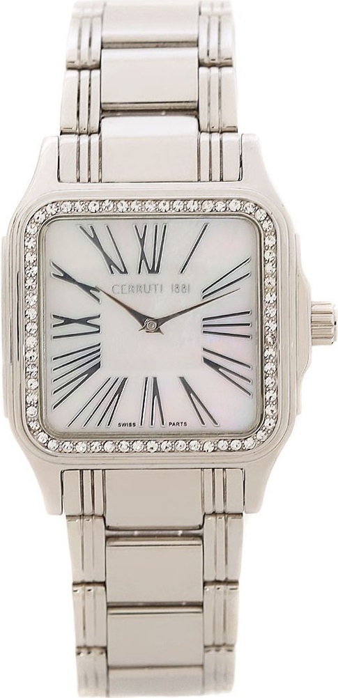 CERRUTI 1881 Classic Lady's 34mm Silver Stainless Steel Bracelet CRR001A211A - 