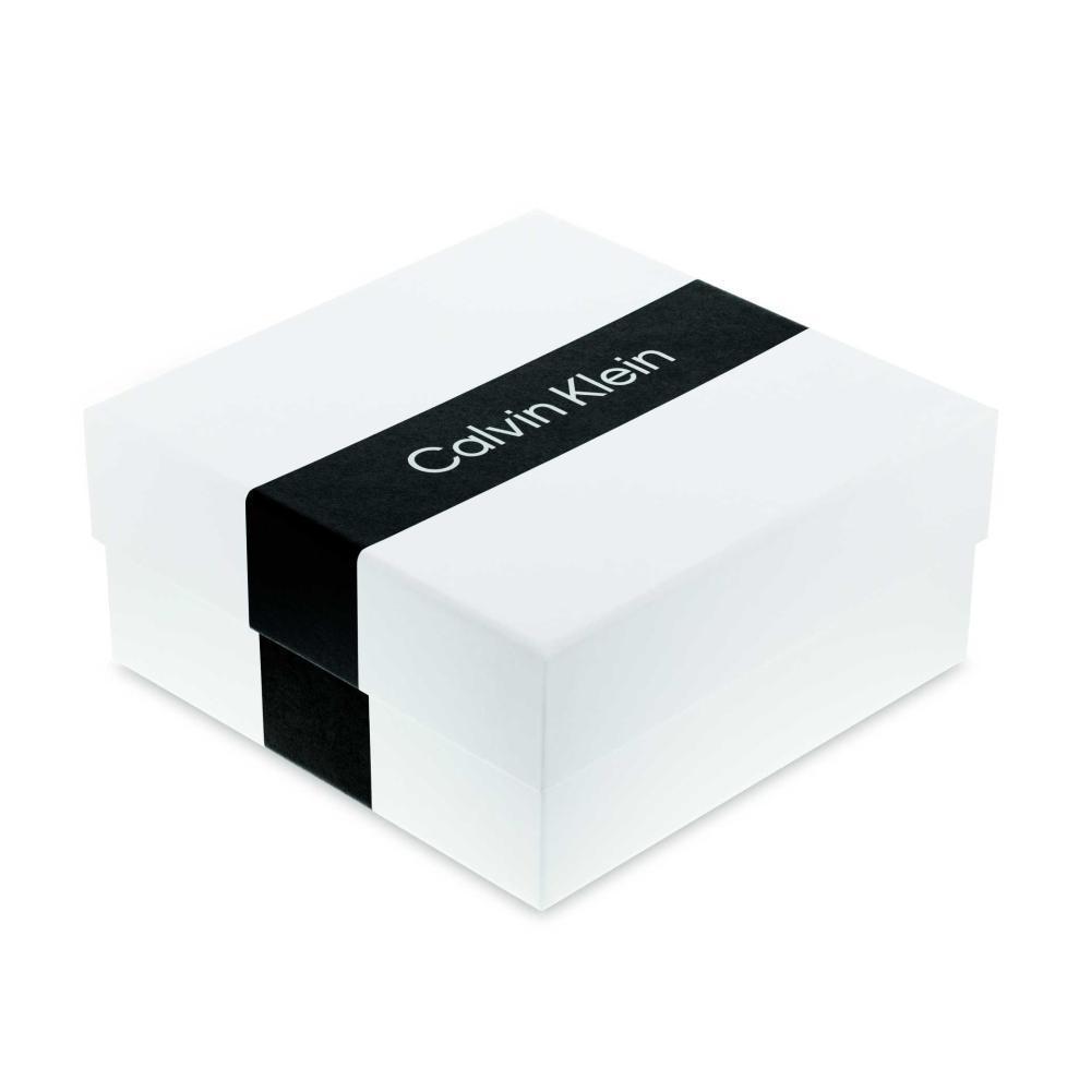 CALVIN KLEIN Velocity Men's BRACELET Gold Plated Stainless Steel with Brown Leather 35100027 - 