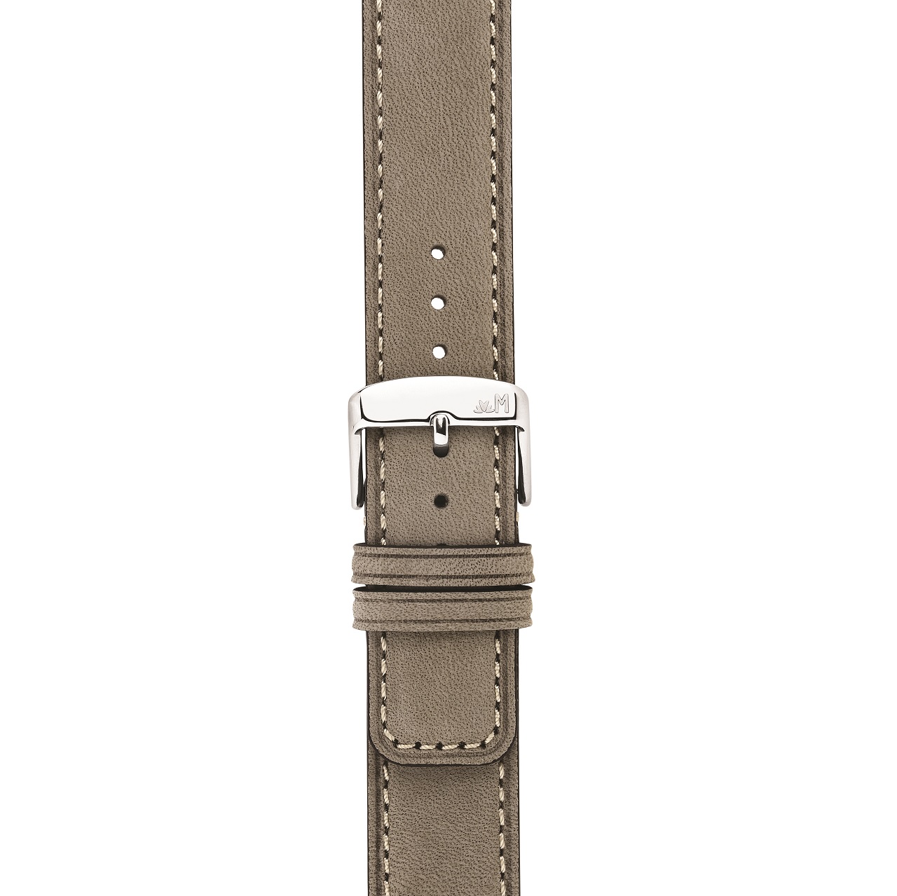 MORELLATO Coubert Hand Made Watch Strap 18-18mm Grey Extra Soft Nabuck Calf Leather A01X6021C38125CR18 - 