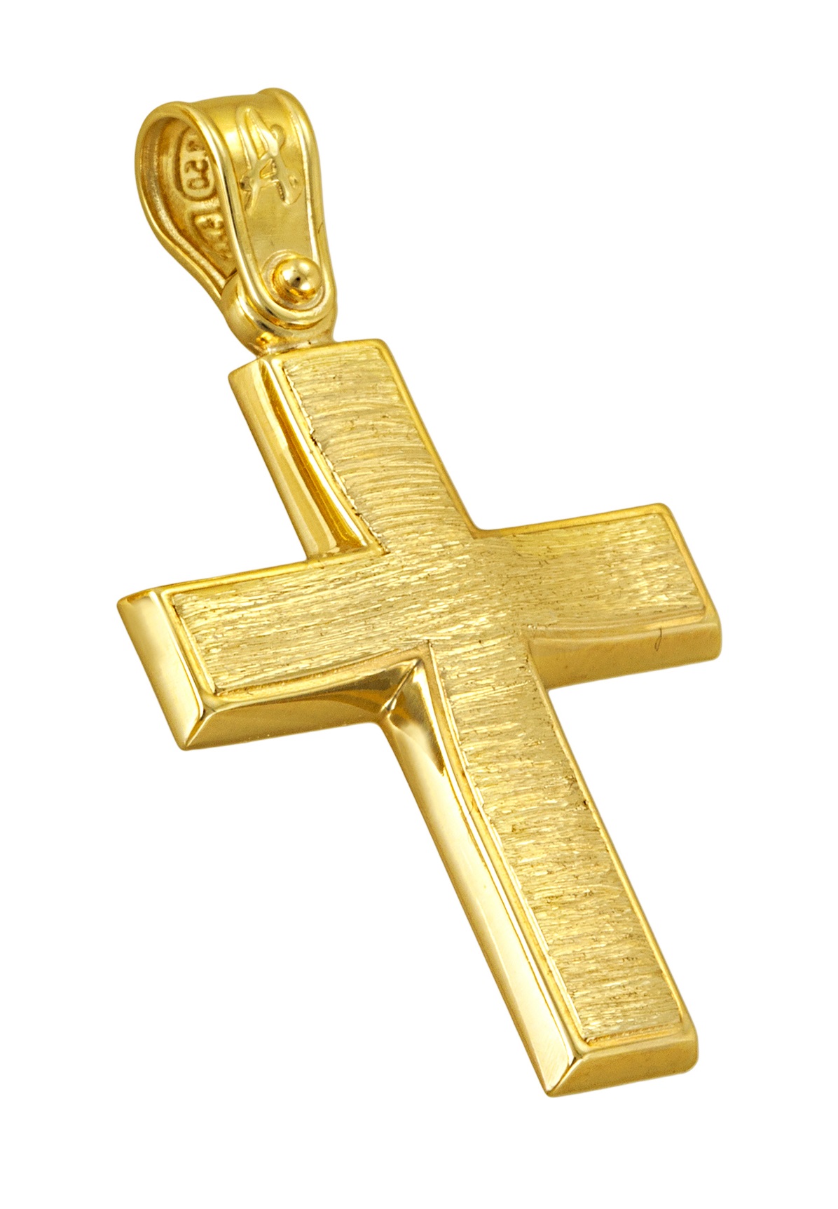 ΣΤΑΥΡΟΣ SENZIO Collection K14 Κίτρινο Χρυσό CR3114Y.K14 - 