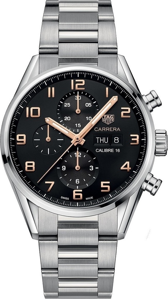 TAG HEUER Carrera Chronograph Automatic 43mm Silver Stainless Steel Bracelet CV2A1AB.BA0738 - 