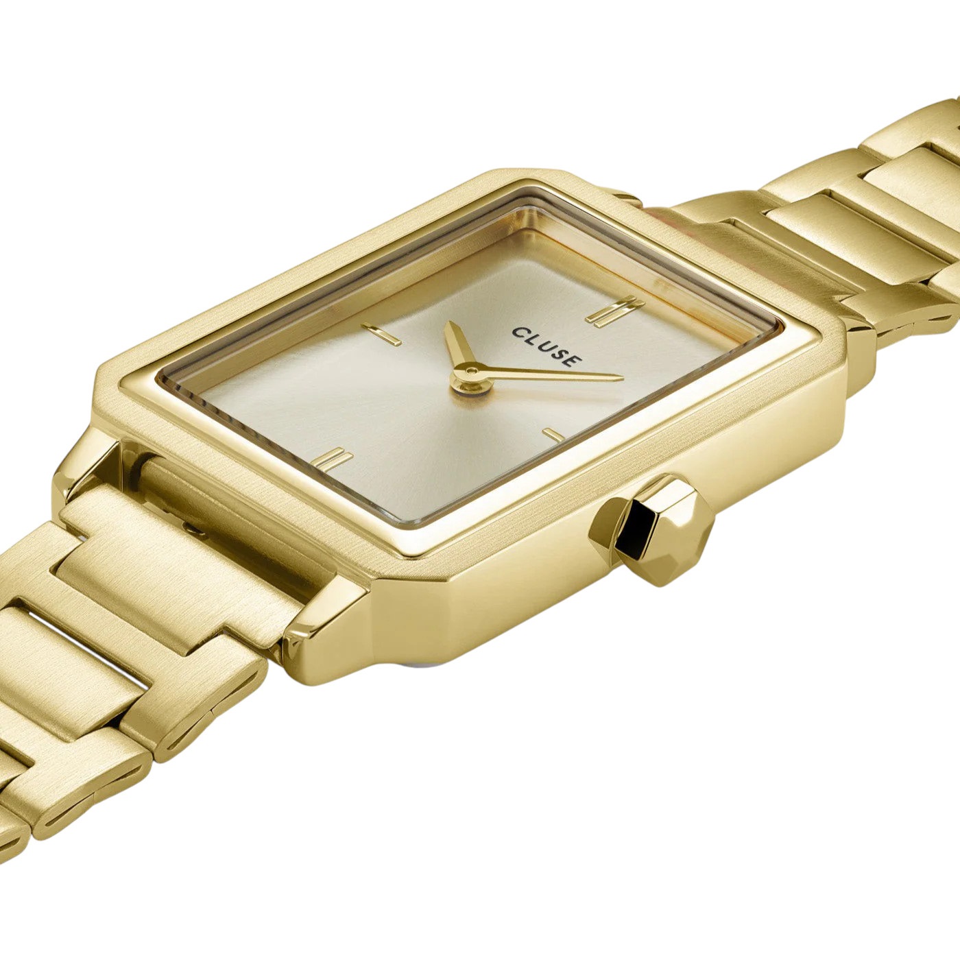CLUSE Fluette Gold Dial 30.6mm Gold Stainless Steel Bracelet CW11507 - 