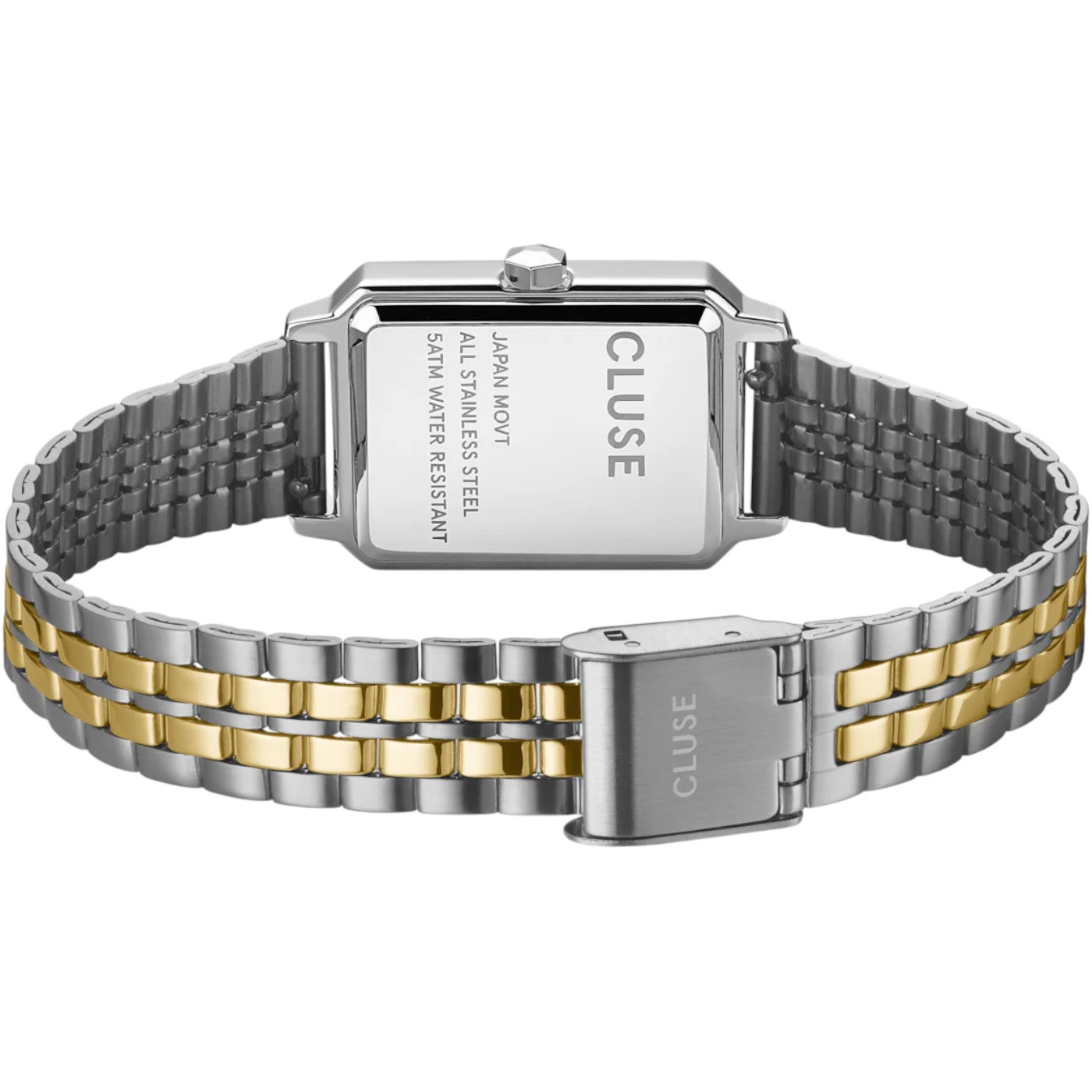 CLUSE Fluette White Dial 30.6mm Two-Tone Gold & Silver Stainless Steel Bracelet CW11510 - 3