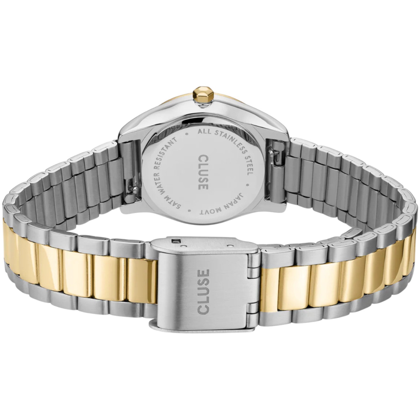 CLUSE Feroce Mini Silver Dial 25mm Two-Tone Gold & Silver Stainless Steel Bracelet CW11708 - 3