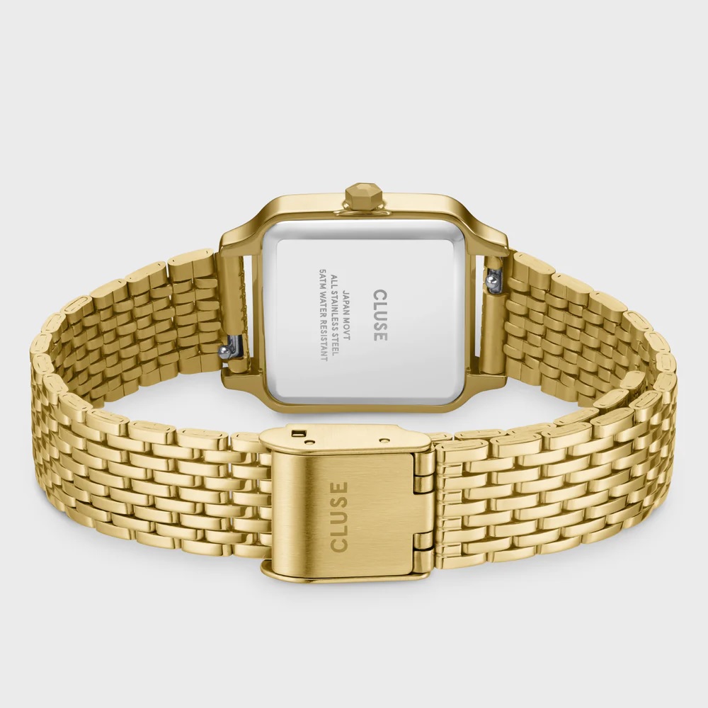 CLUSE Gracieuse Petite White Dial 24mm Gold Stainless Steel Bracelet CW11815 - 4