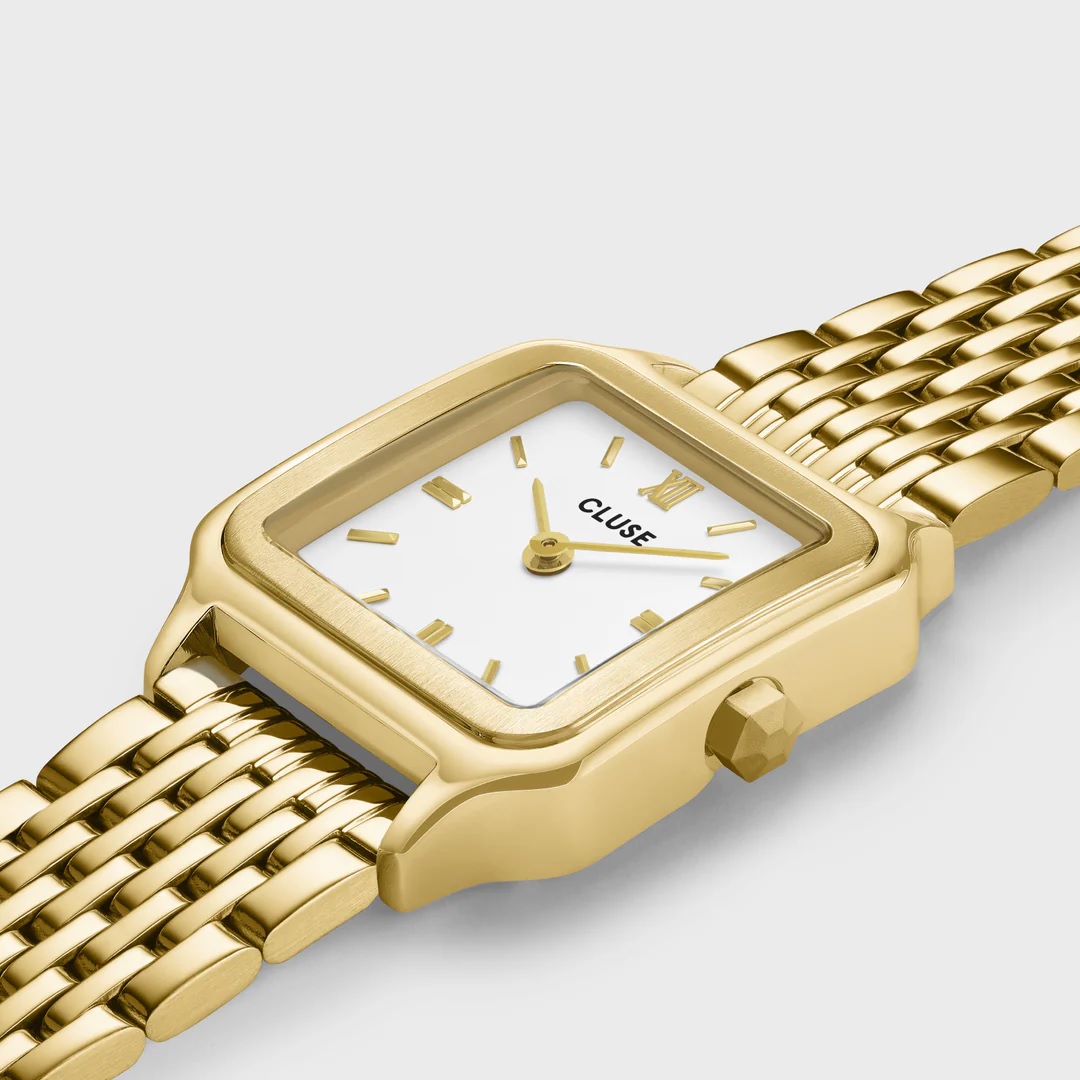 CLUSE Gracieuse Petite White Dial 24mm Gold Stainless Steel Bracelet CW11815 - 3