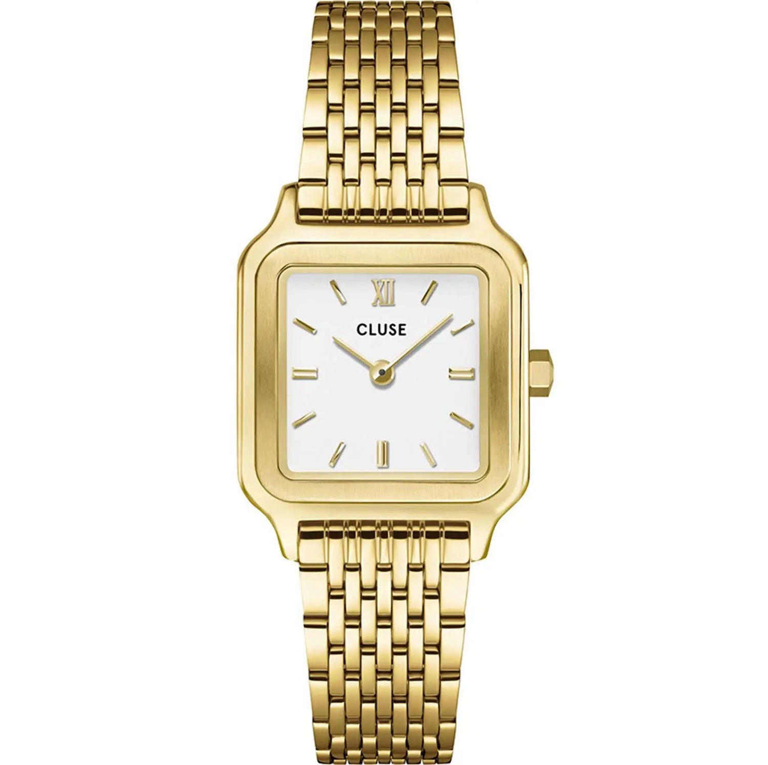 CLUSE Gracieuse Petite White Dial 24mm Gold Stainless Steel Bracelet CW11815 - 