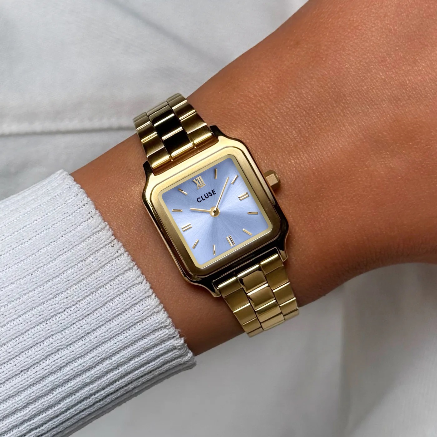 CLUSE Gracieuse Petite Lilac Dial 24mm Gold Stainless Steel Bracelet CW11820 - 4