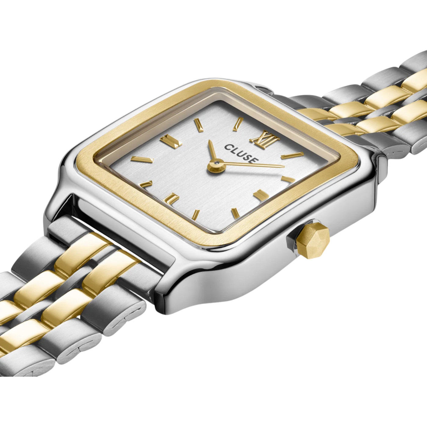 CLUSE Gracieuse White Dial 28mm Two-Tone Gold and Silver Stainless Steel Bracelet CW11901 - 