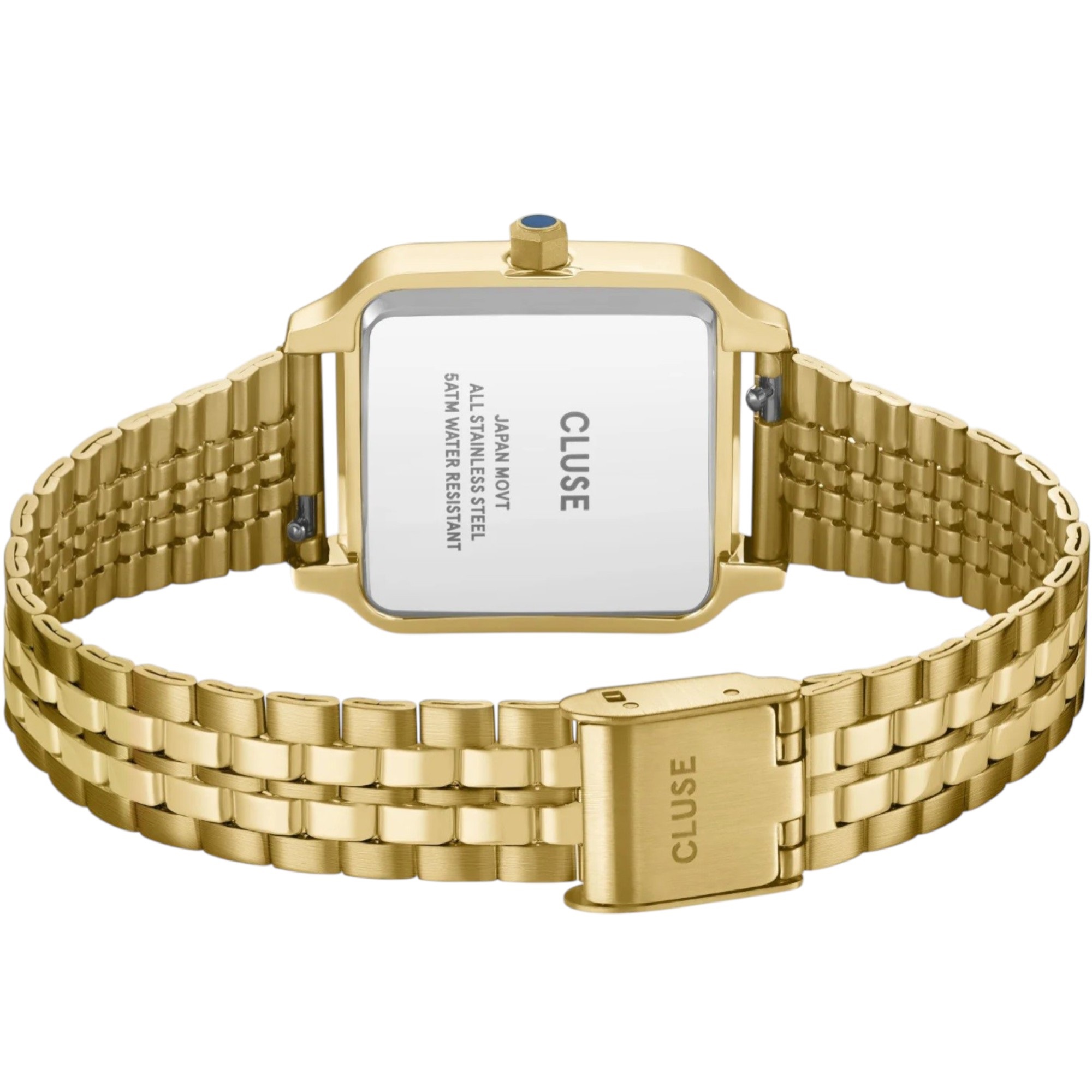 CLUSE Gracieuse Light Blue Dial 28mm Gold Stainless Steel Bracelet CW11908 - 