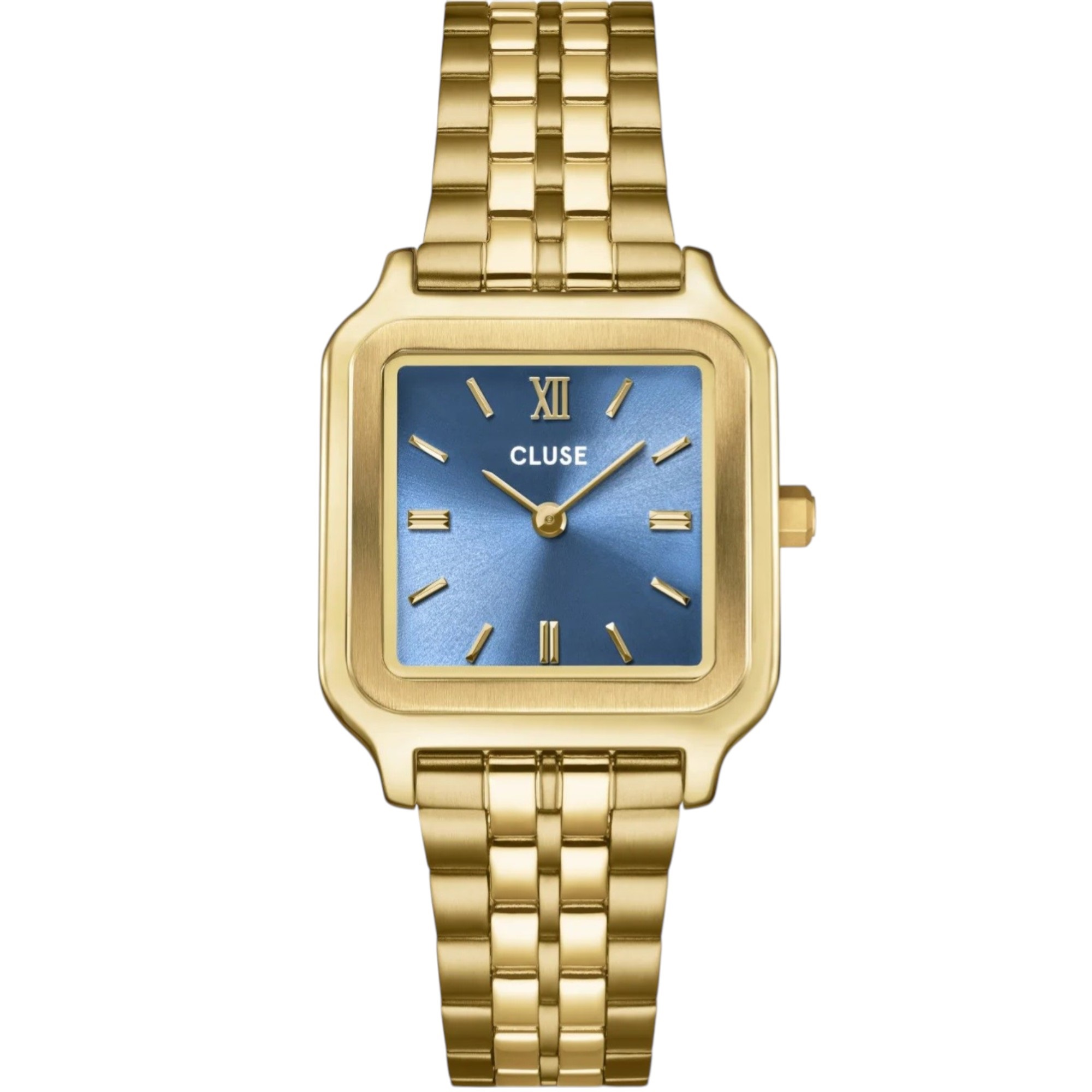 CLUSE Gracieuse Light Blue Dial 28mm Gold Stainless Steel Bracelet CW11908 - 