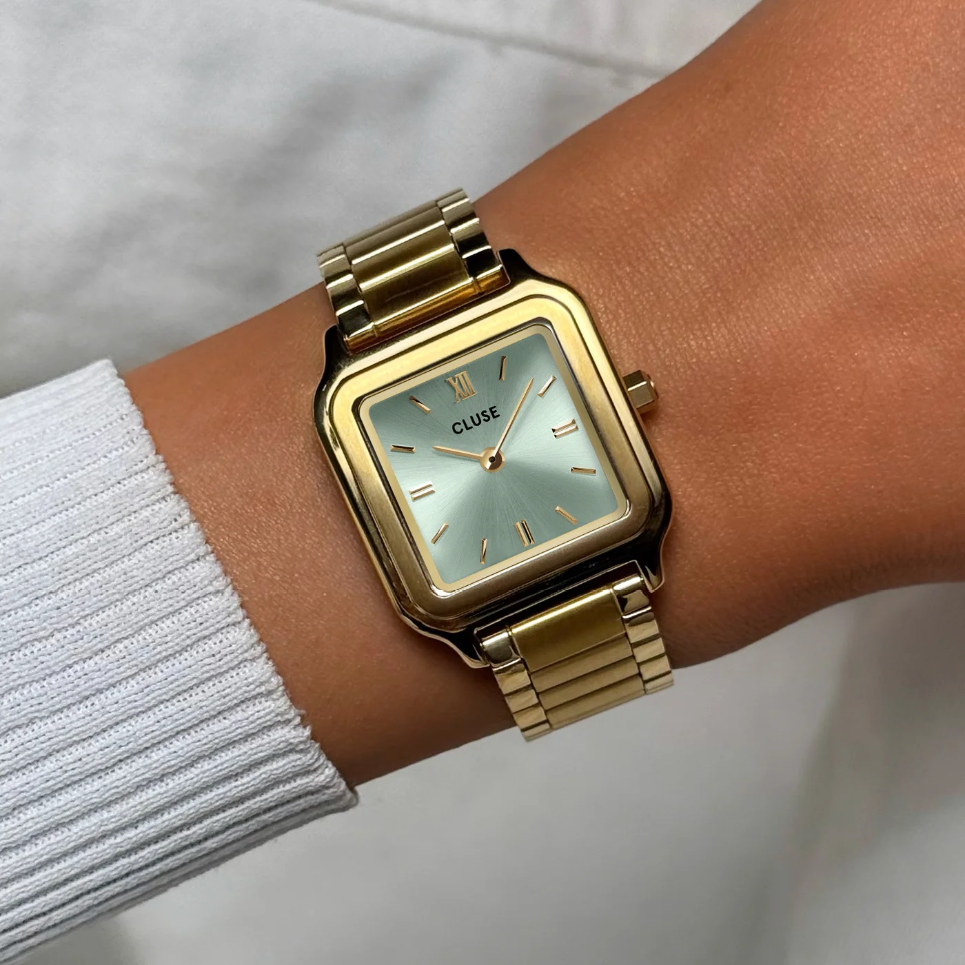 CLUSE Gracieuse Green Dial 28mm Gold Stainless Steel Bracelet CW11909 - 4